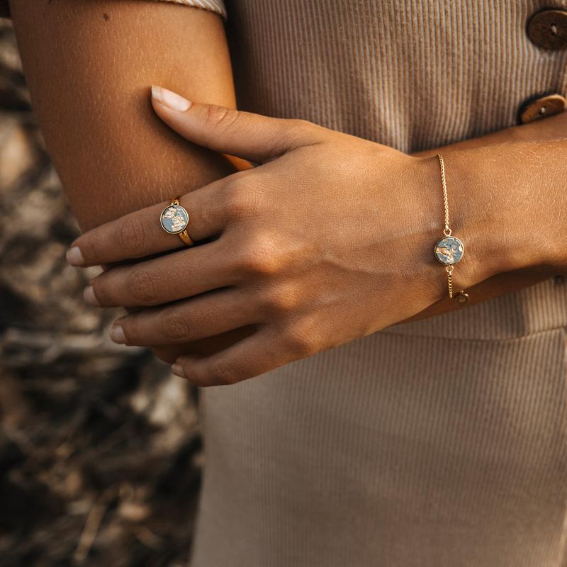 Bracelet LIA Grey Gold | by Concrete Jungle